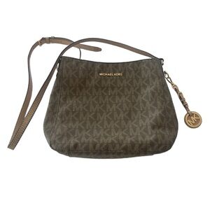 New Michael Kors Purse Jet Set Travel Messenger Signature Crossbody Handbag